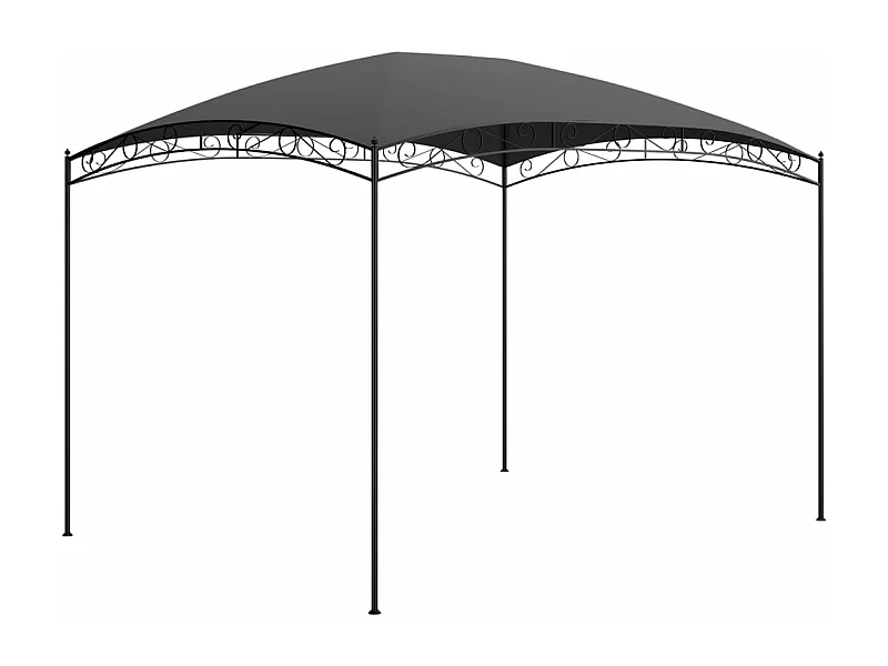 Prieel 180 g/m² 3x4x2,65 m antraciet