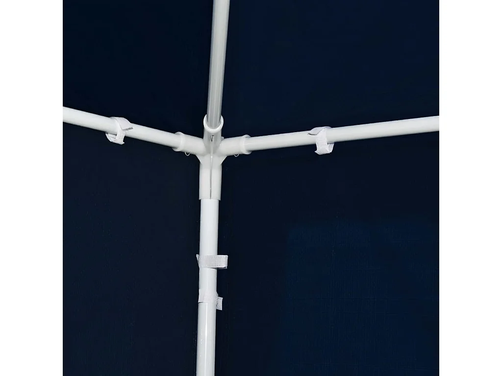 Chapiteau de jardin 3x12 m bleu