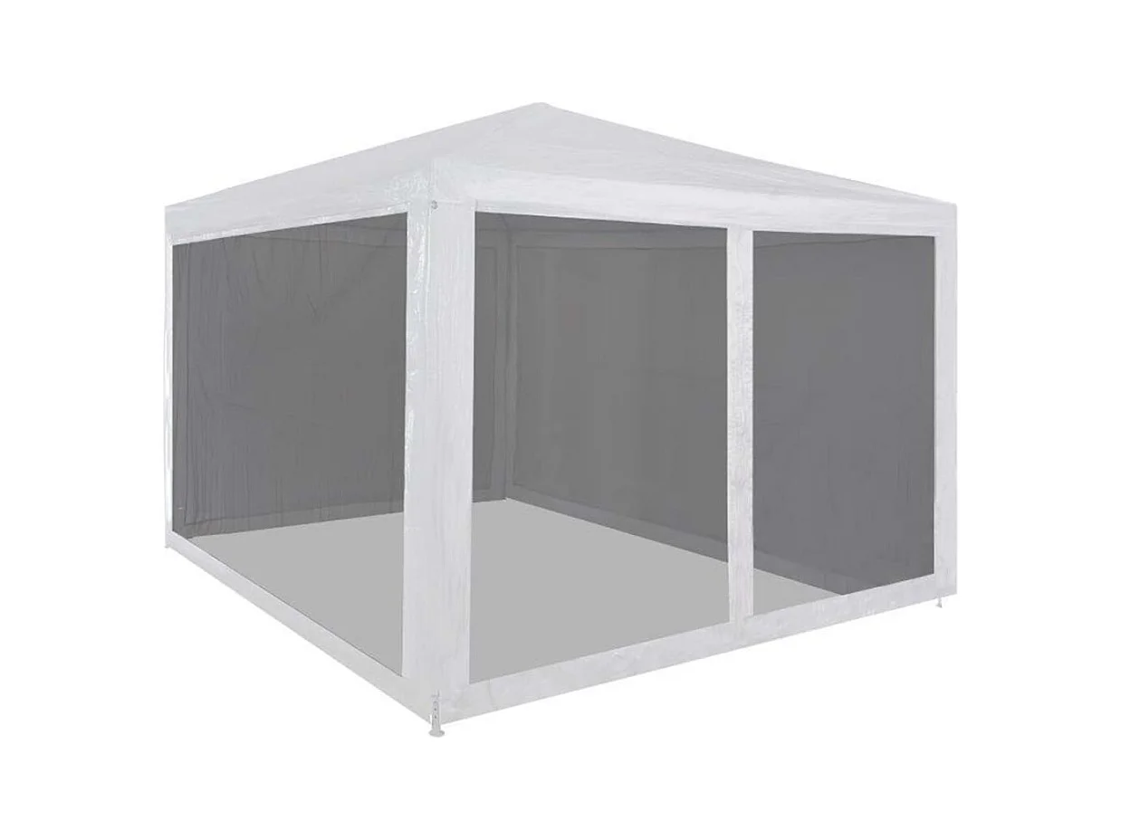Tente de réception avec 4 parois en maille 3 x 3 m