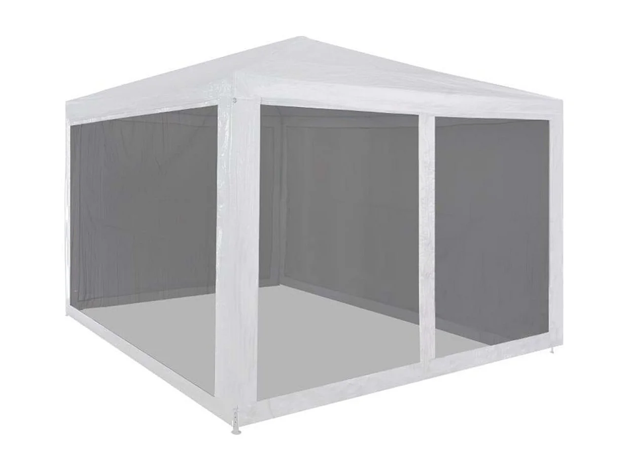 Tente de réception avec 4 parois en maille 3 x 3 m