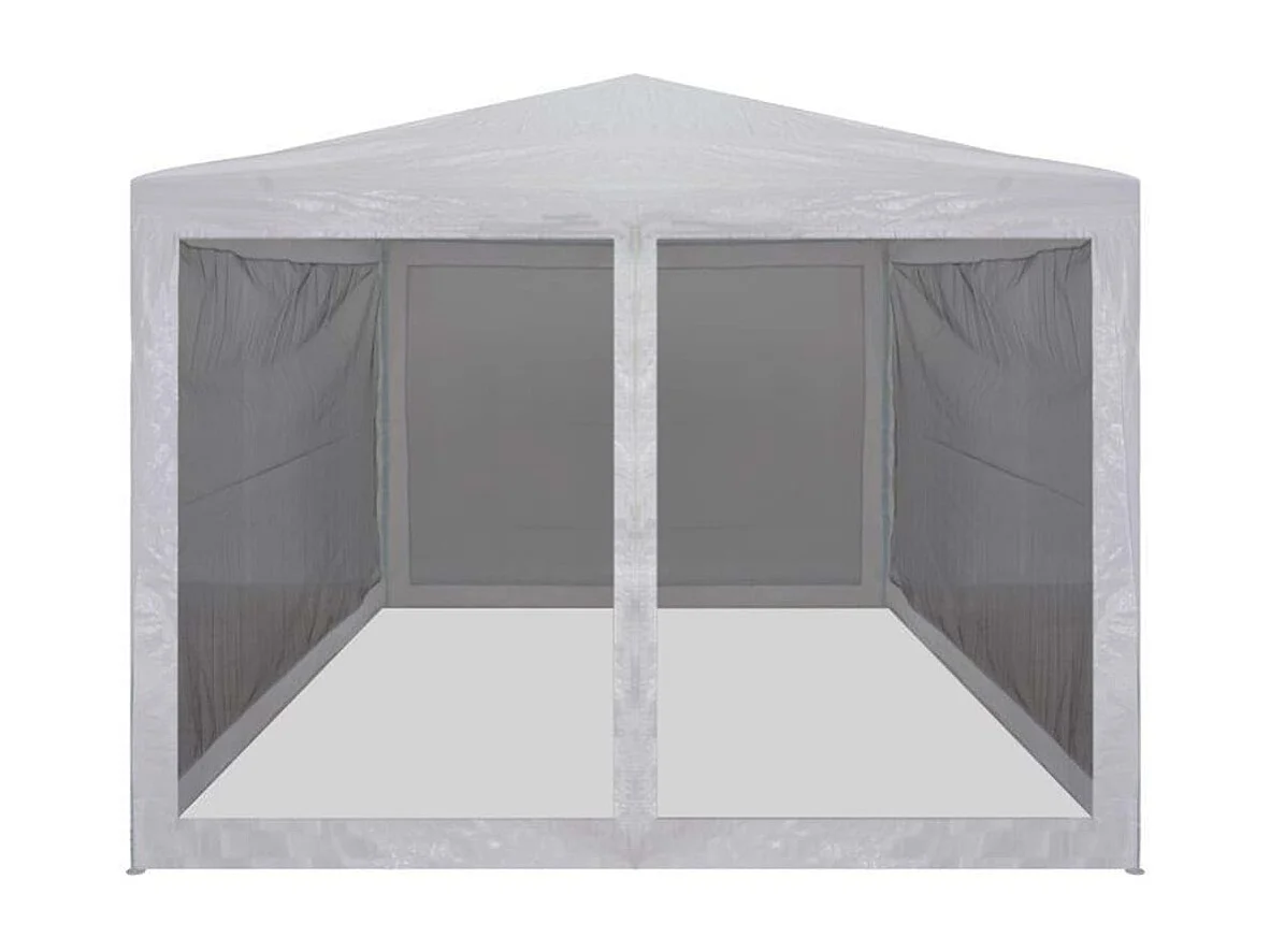 Tente de réception avec 4 parois en maille 3 x 3 m