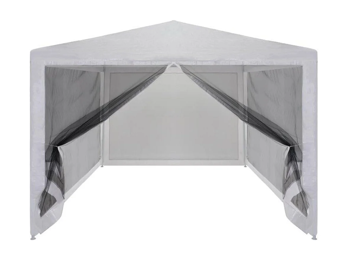 Tente de réception avec 4 parois en maille 3 x 3 m