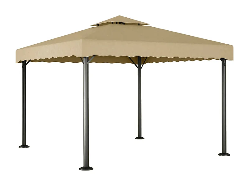 Tenda para festas 3x6 m PE antracite