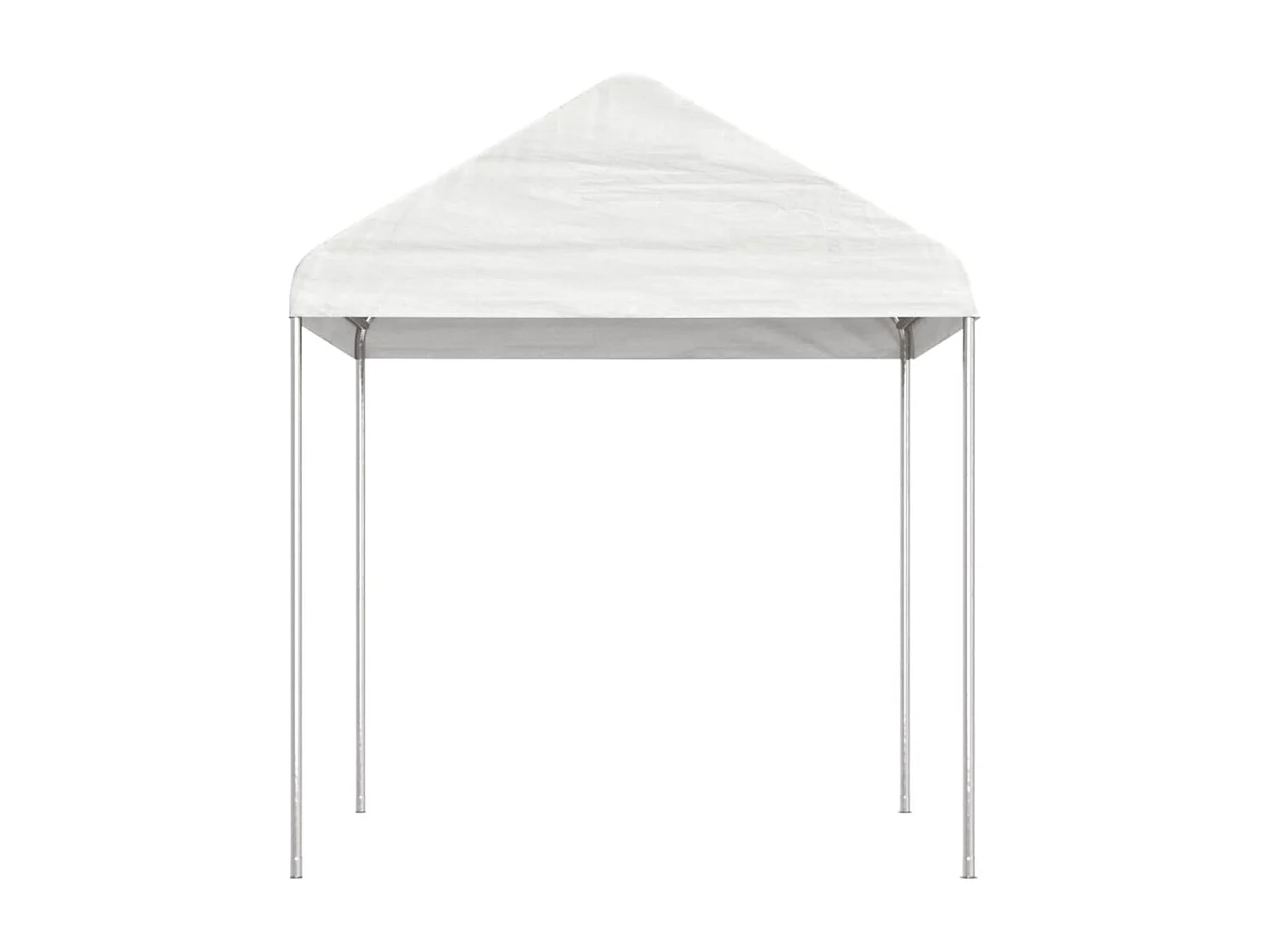 Belvédère avec toit blanc 13,38x2,28x2,69 m polyéthylène