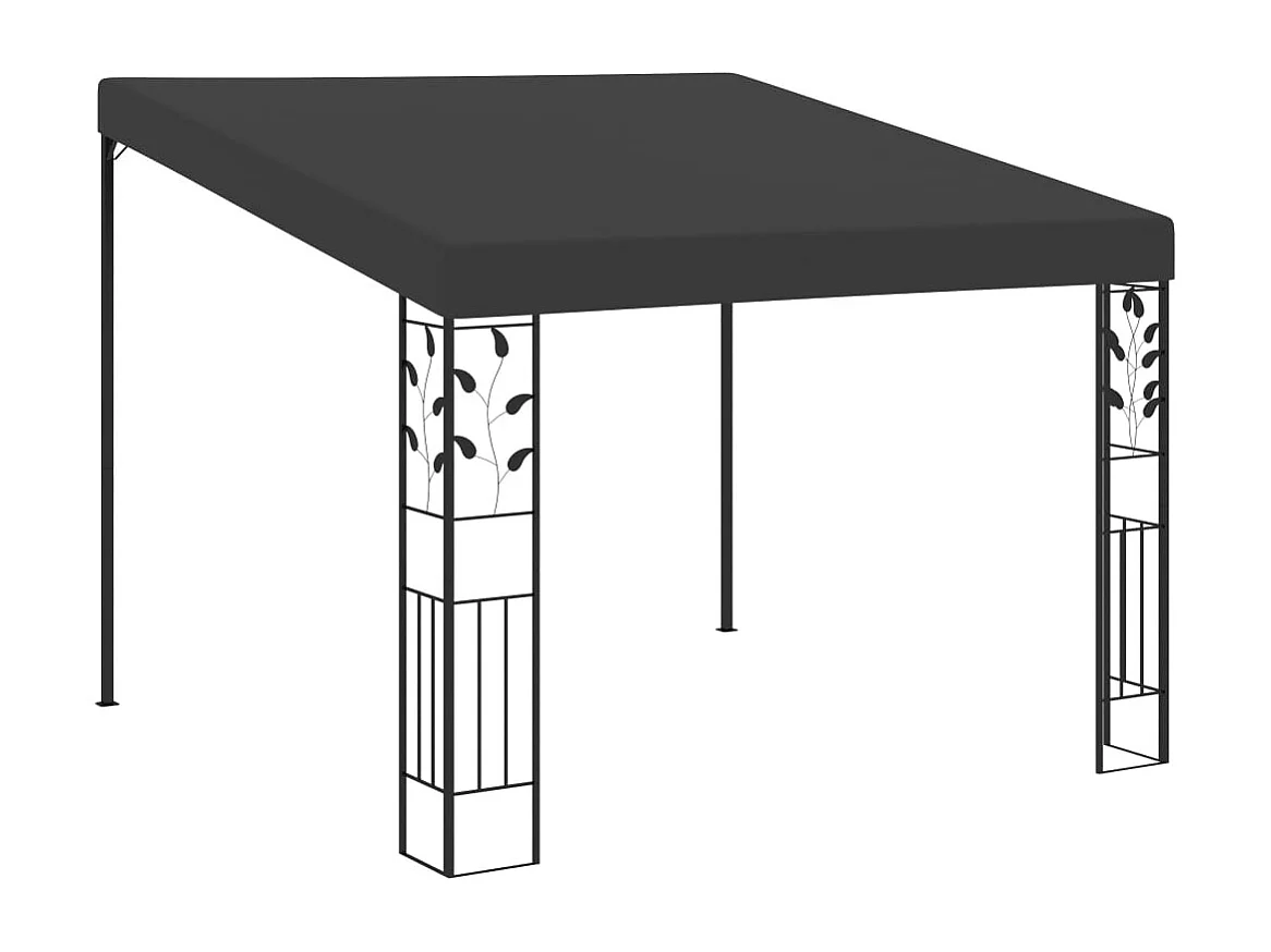 Gazebo a Parete 3x3x2,5 m Antracite