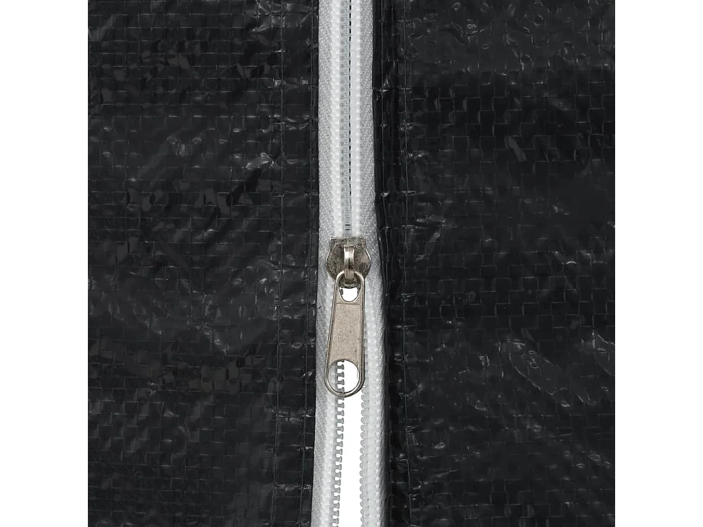 Parede lateral com fecho p/ tenda de festas 2 pcs PE antracite