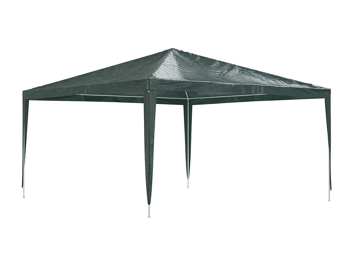 Tente de réception professionnelle 4x4 m Vert 90 g/m²