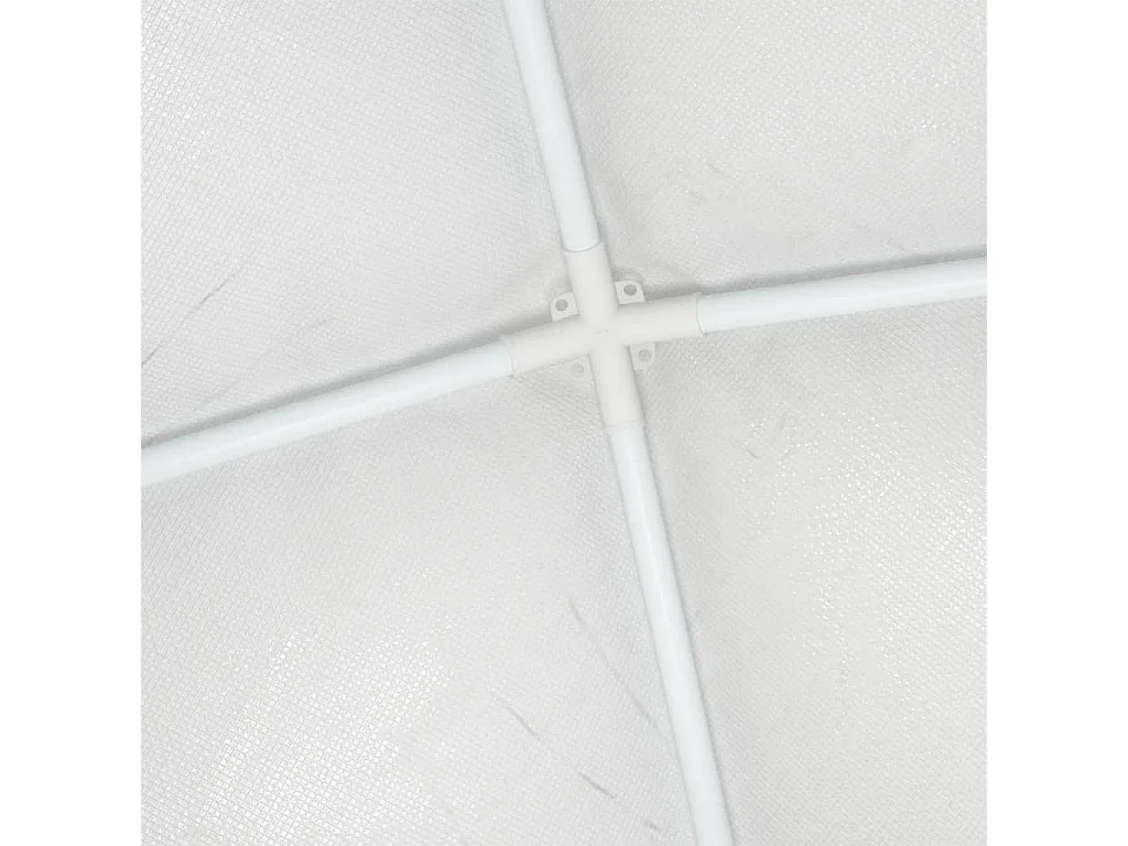 Tente de réception 2,5x2,5 m Blanc