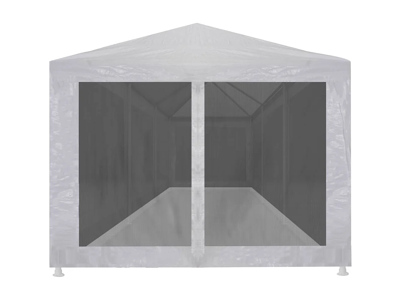 Tenda per Feste con 8 Pareti in Rete 9x3 m