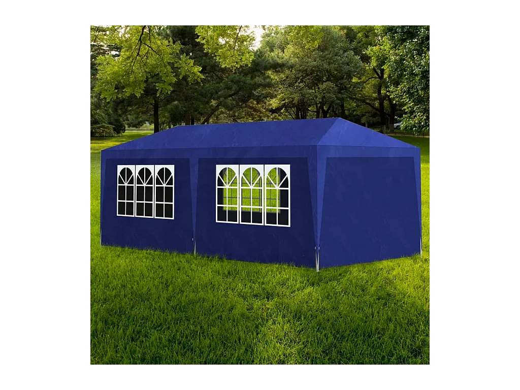Partyzelt 3x6 m Blau