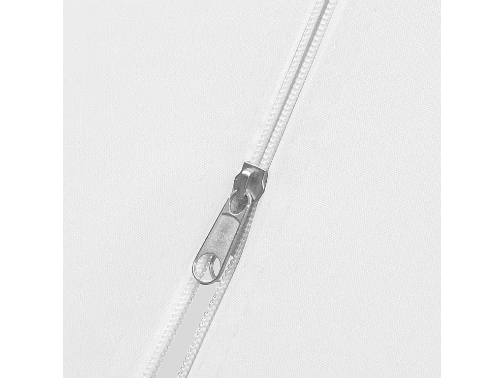 Gartenzelt mit Vorhängen 360x312x265 cm Weiß 180 g/m²