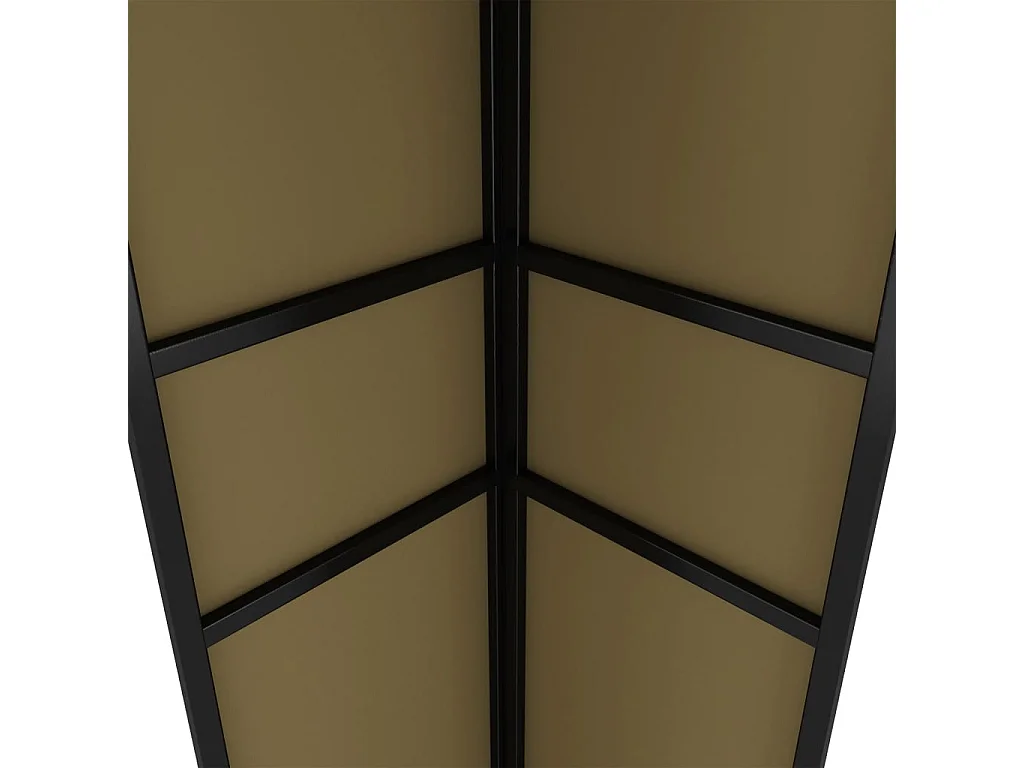 Tonnelle avec double toit 3x6 m Taupe 180 g/m²