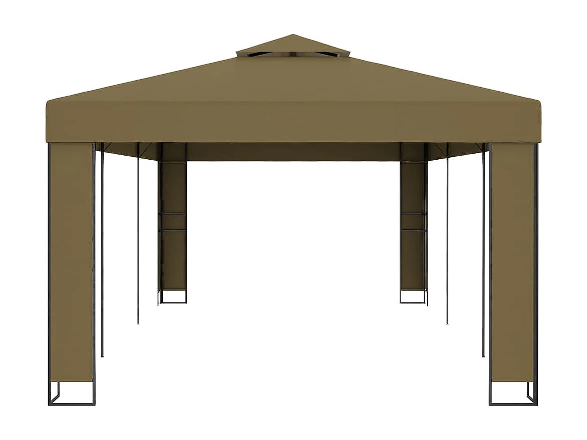 Tenda para festas 3x6 m PE antracite