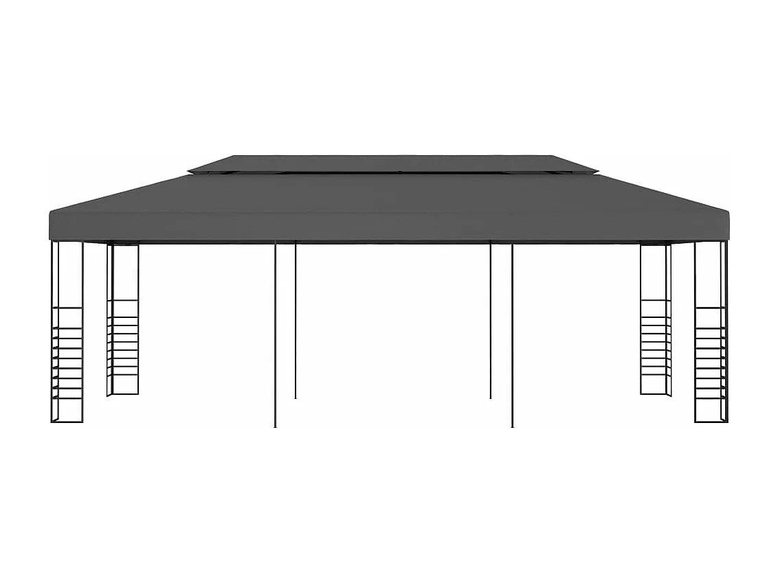 Tonnelle de jardin 3 x 6 m Anthracite