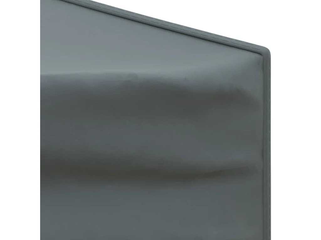 Tente de réception pliable avec parois Anthracite 3x6 m