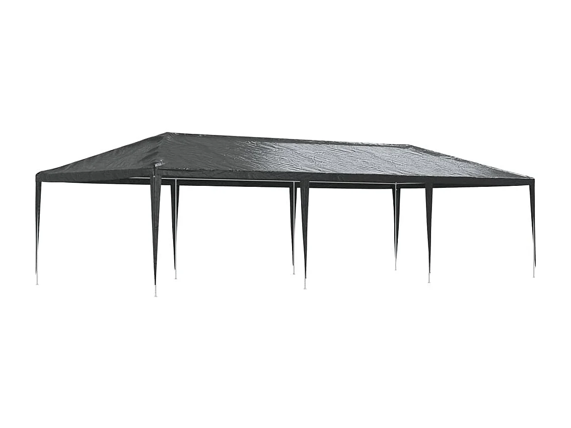 Tente de réception professionnelle 4x9 m Anthracite 90 g/m²