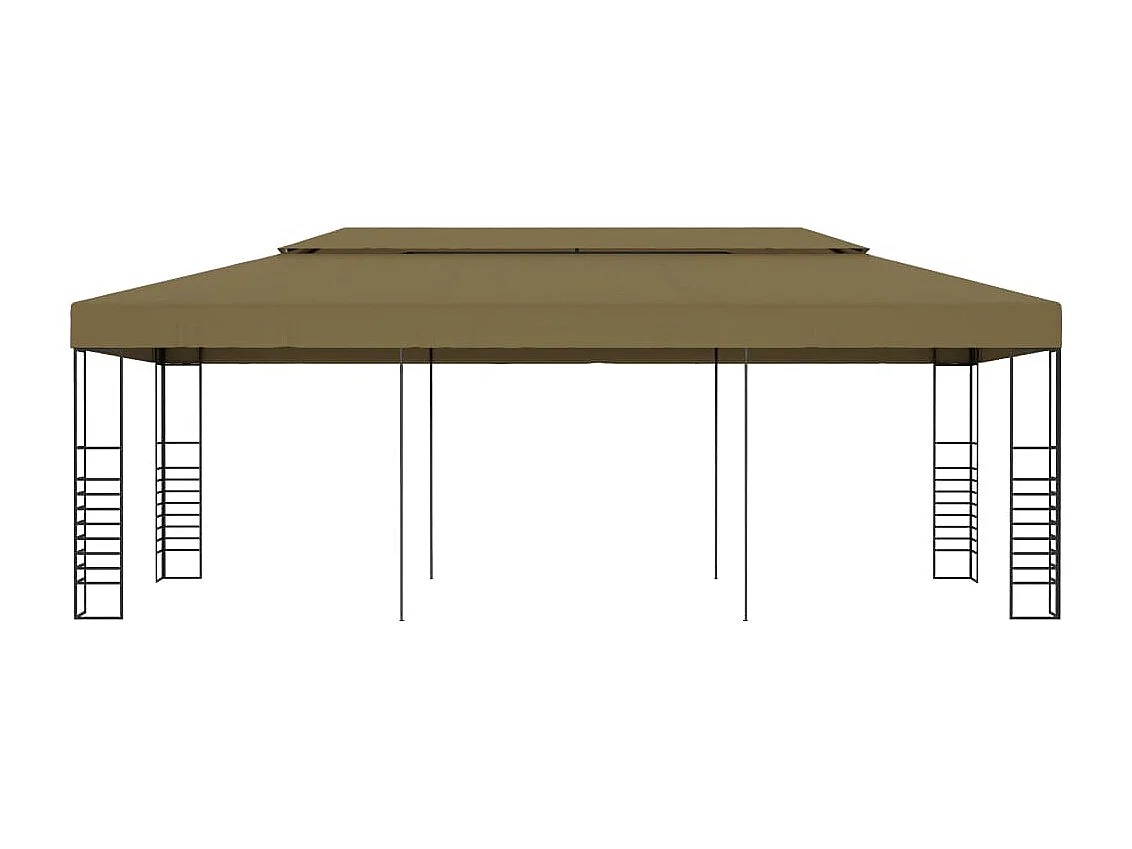 Belvédère 6x3x2,7 m Taupe 180 g/m²