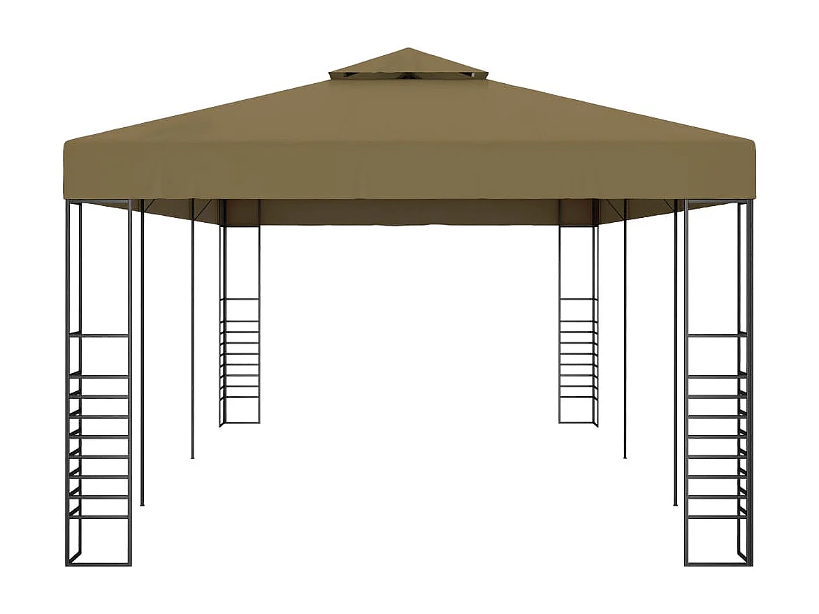 Belvédère 6x3x2,7 m Taupe 180 g/m²