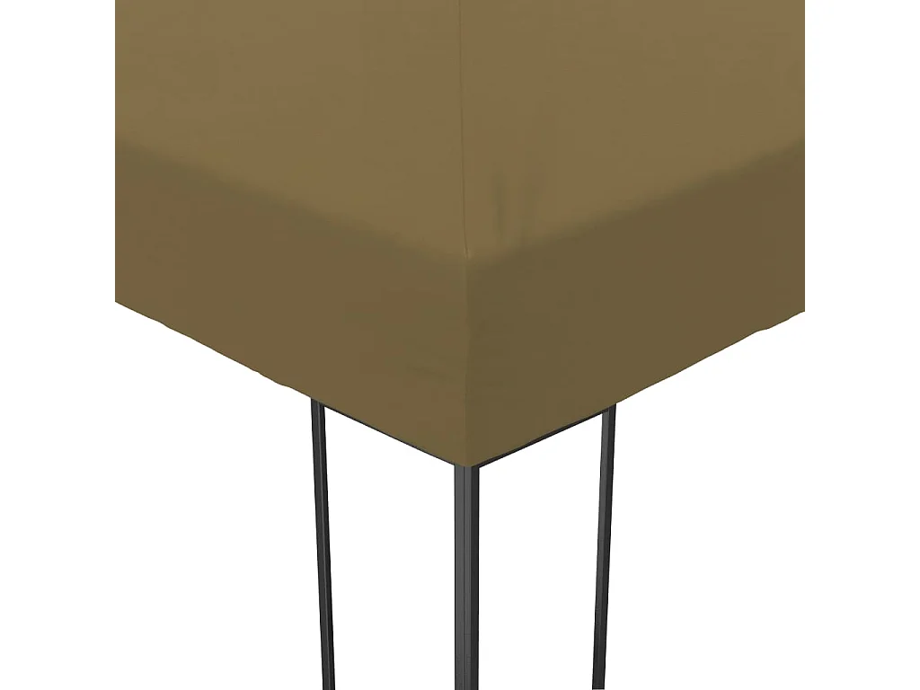 Belvédère 6x3x2,7 m Taupe 180 g/m²