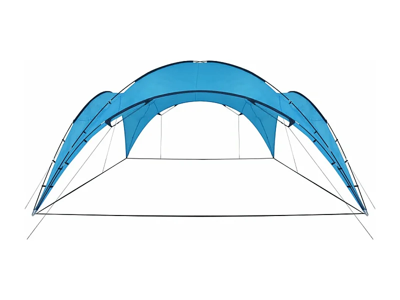 Tendone per Feste ad Arco 450x450x265 cm Azzurro