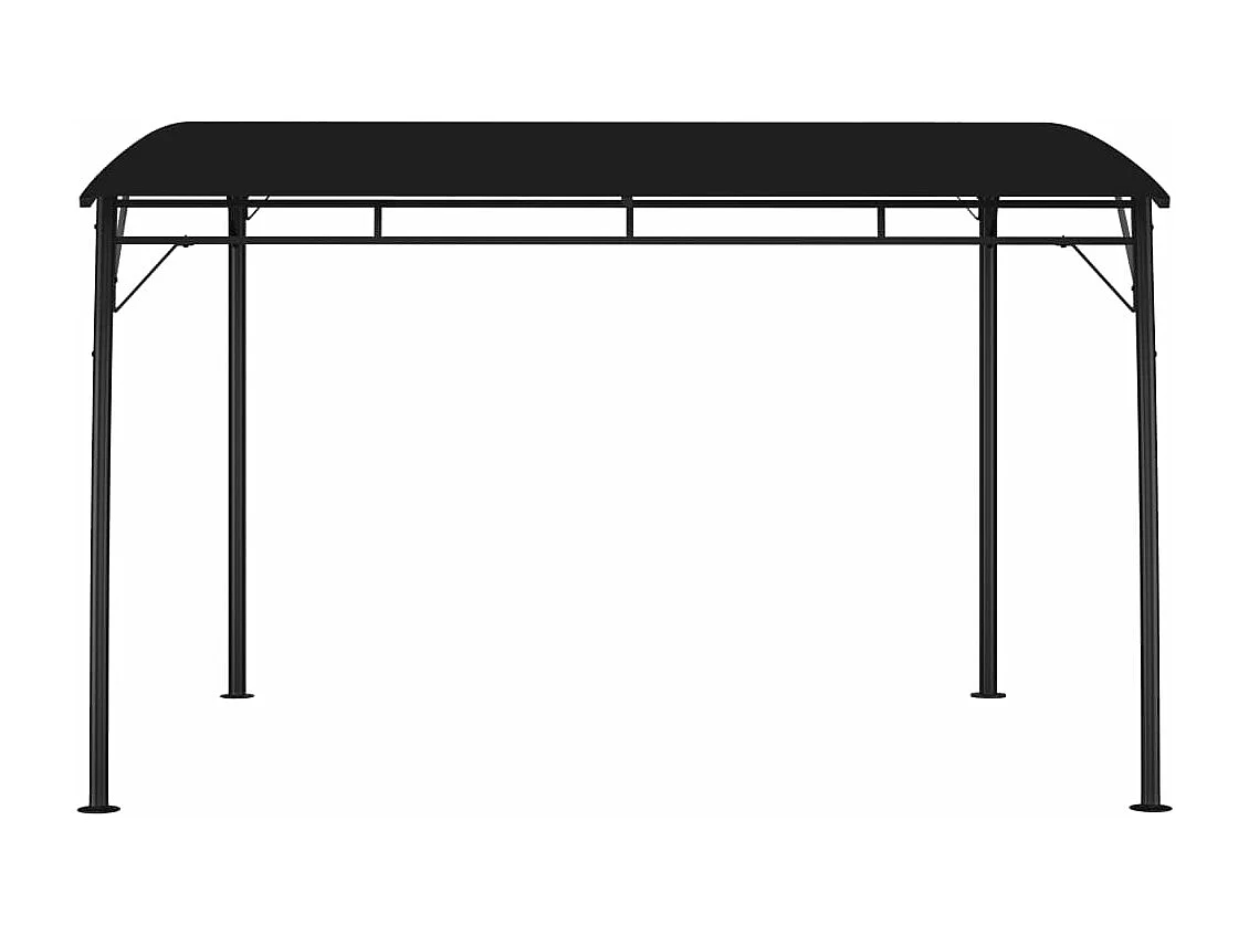 Garten-Sonnenschutz 3x3x2,55 m Anthrazit
