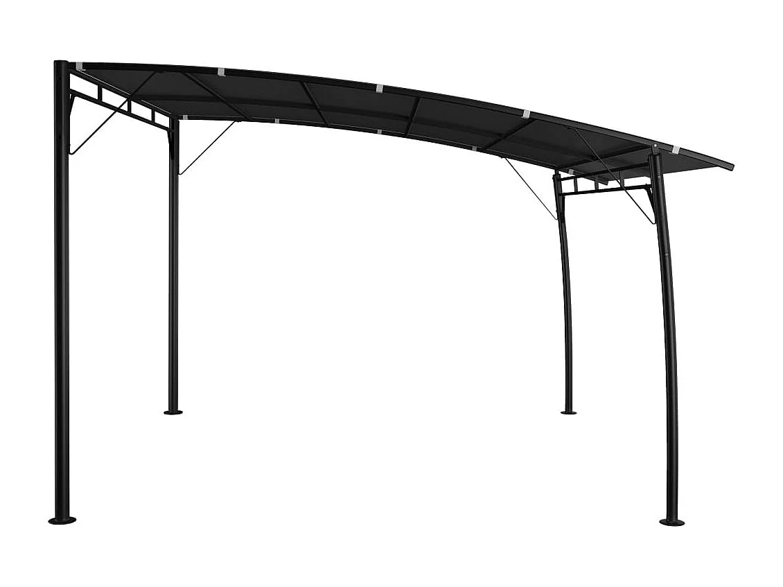 Garten-Sonnenschutz 3x3x2,55 m Anthrazit