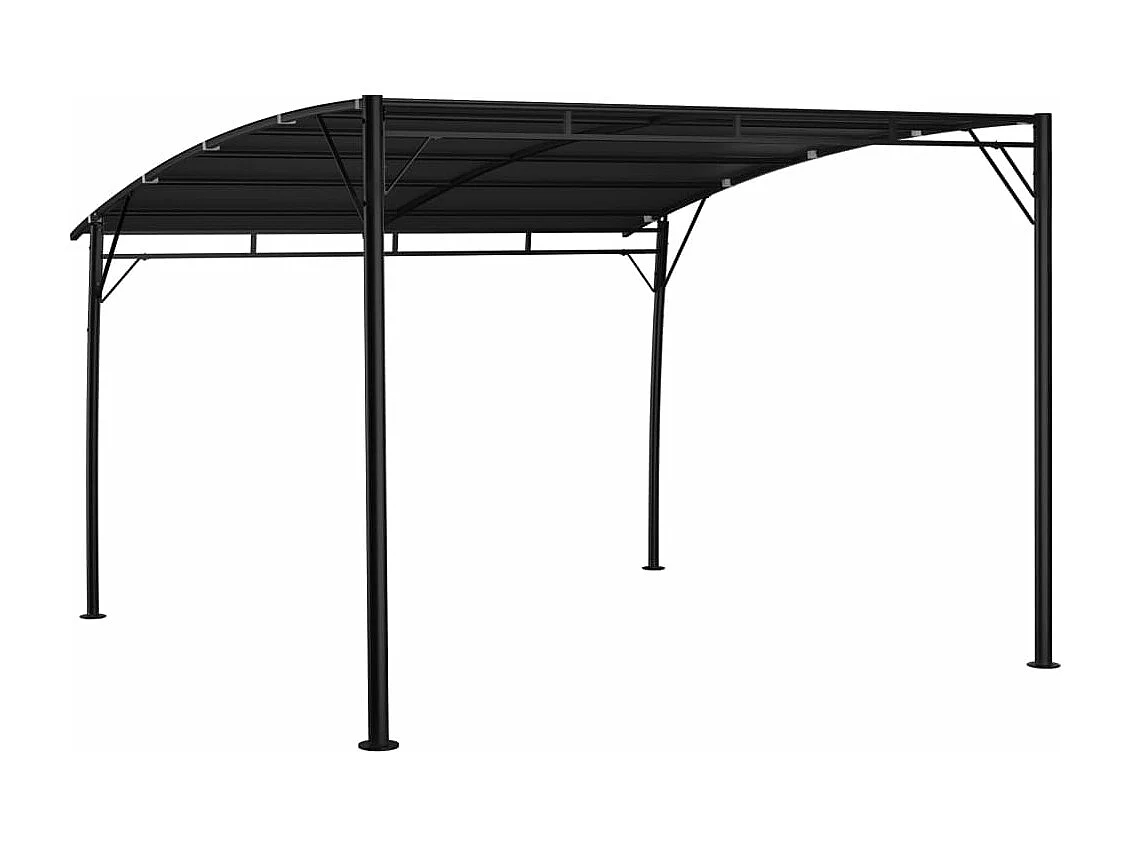 Garten-Sonnenschutz 3x3x2,55 m Anthrazit