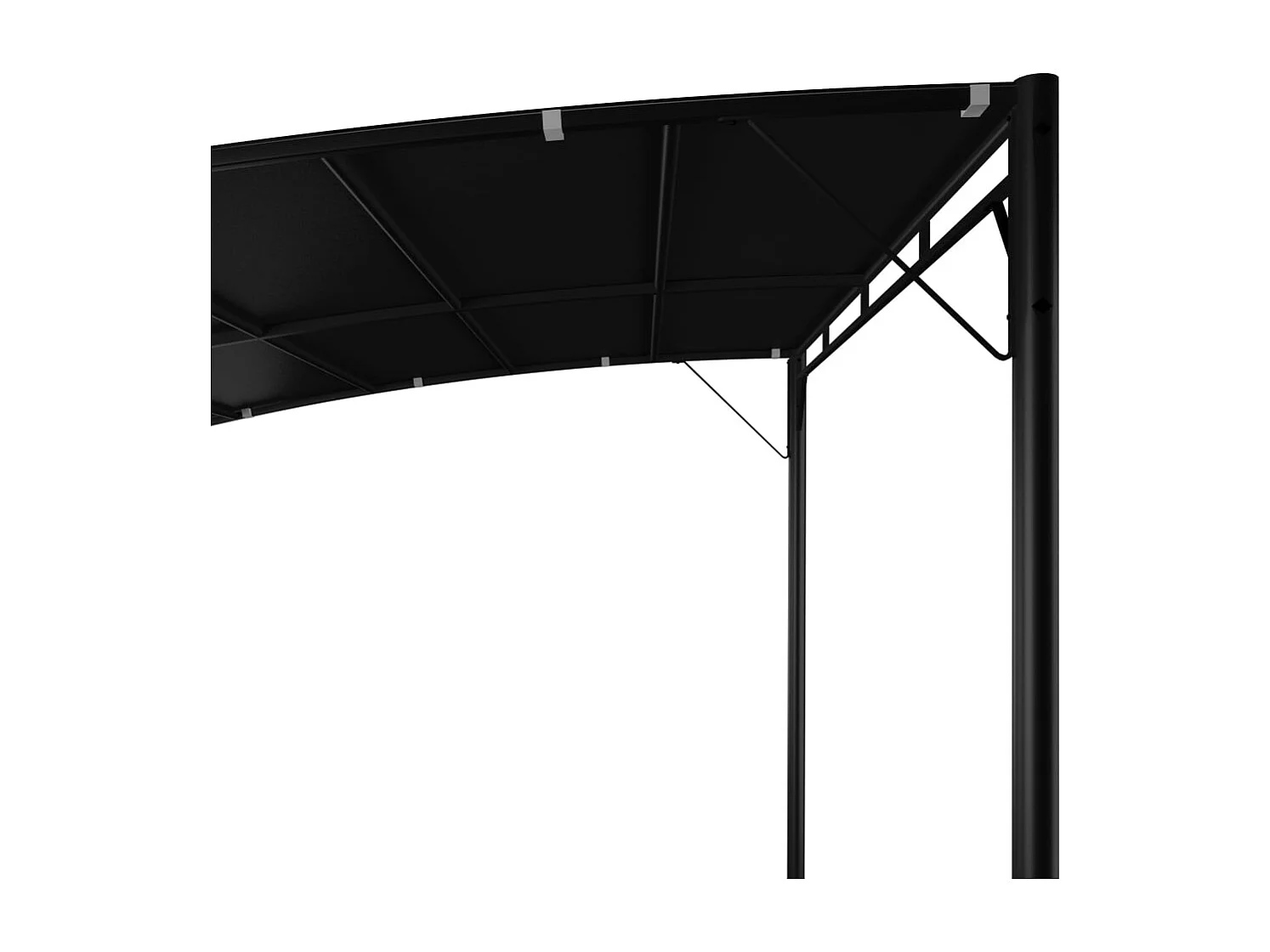 Garten-Sonnenschutz 3x3x2,55 m Anthrazit