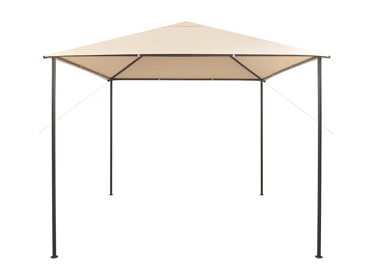 Gazebo/tenda de jardim com cortinas, 3,5 x 2,7 m
