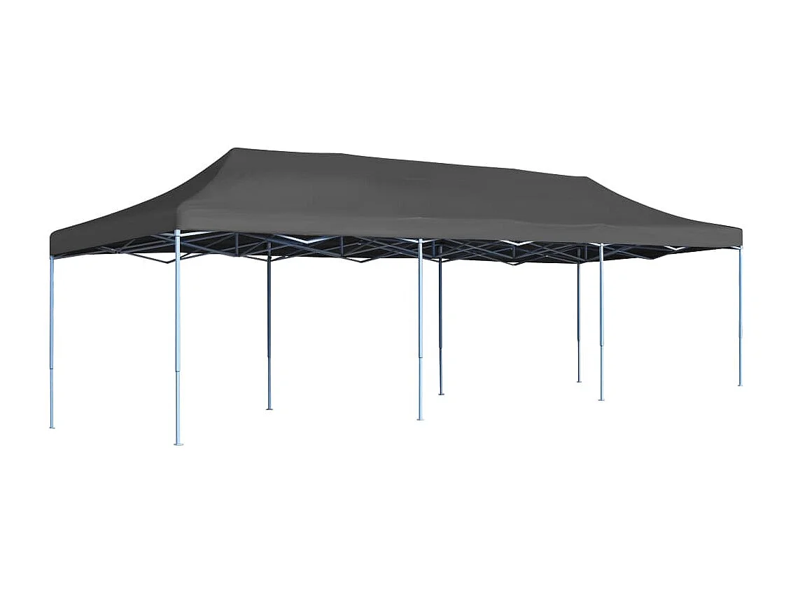 Tente de réception pliable 3 x 9 m Anthracite