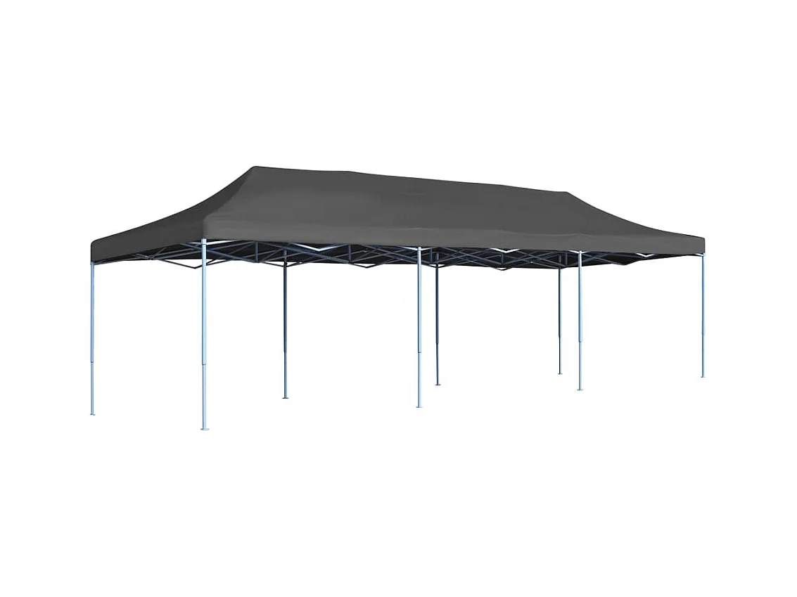 Tente de réception pliable 3 x 9 m Anthracite