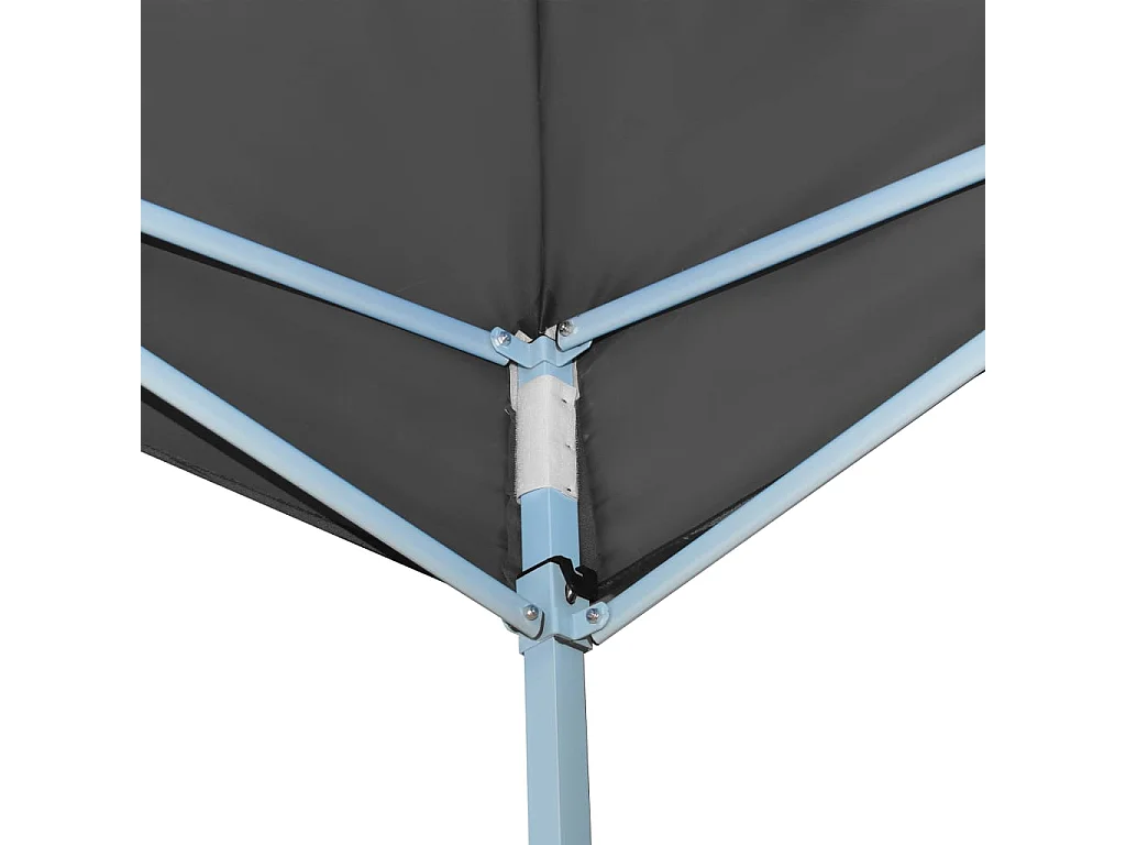 Tente de réception pliable 3 x 9 m Anthracite