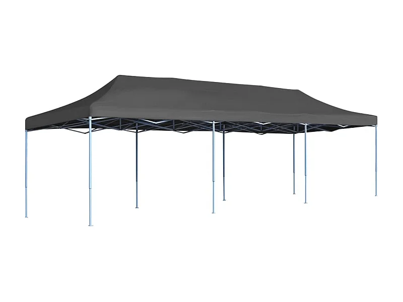 Tente de réception pliable 3 x 9 m Anthracite