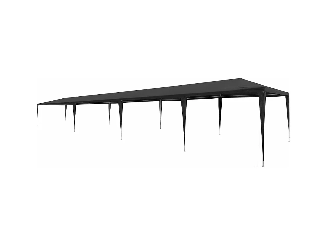 Partytent 3x12 m PE antraciet