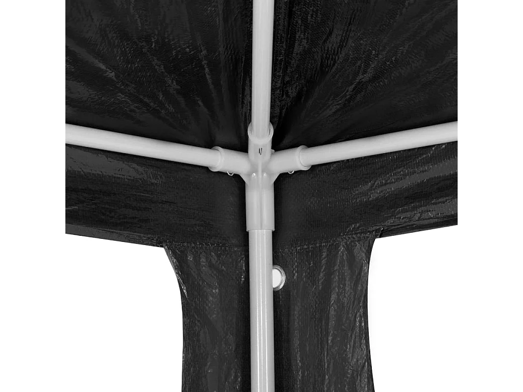 Tente de réception 3x12 m PE Anthracite