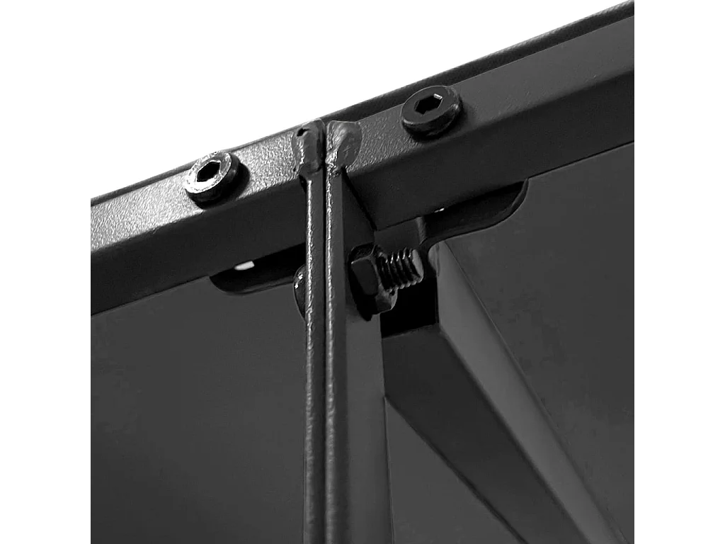 Toldo 2x2,3 m 180 g/m² tecido e aço antracite