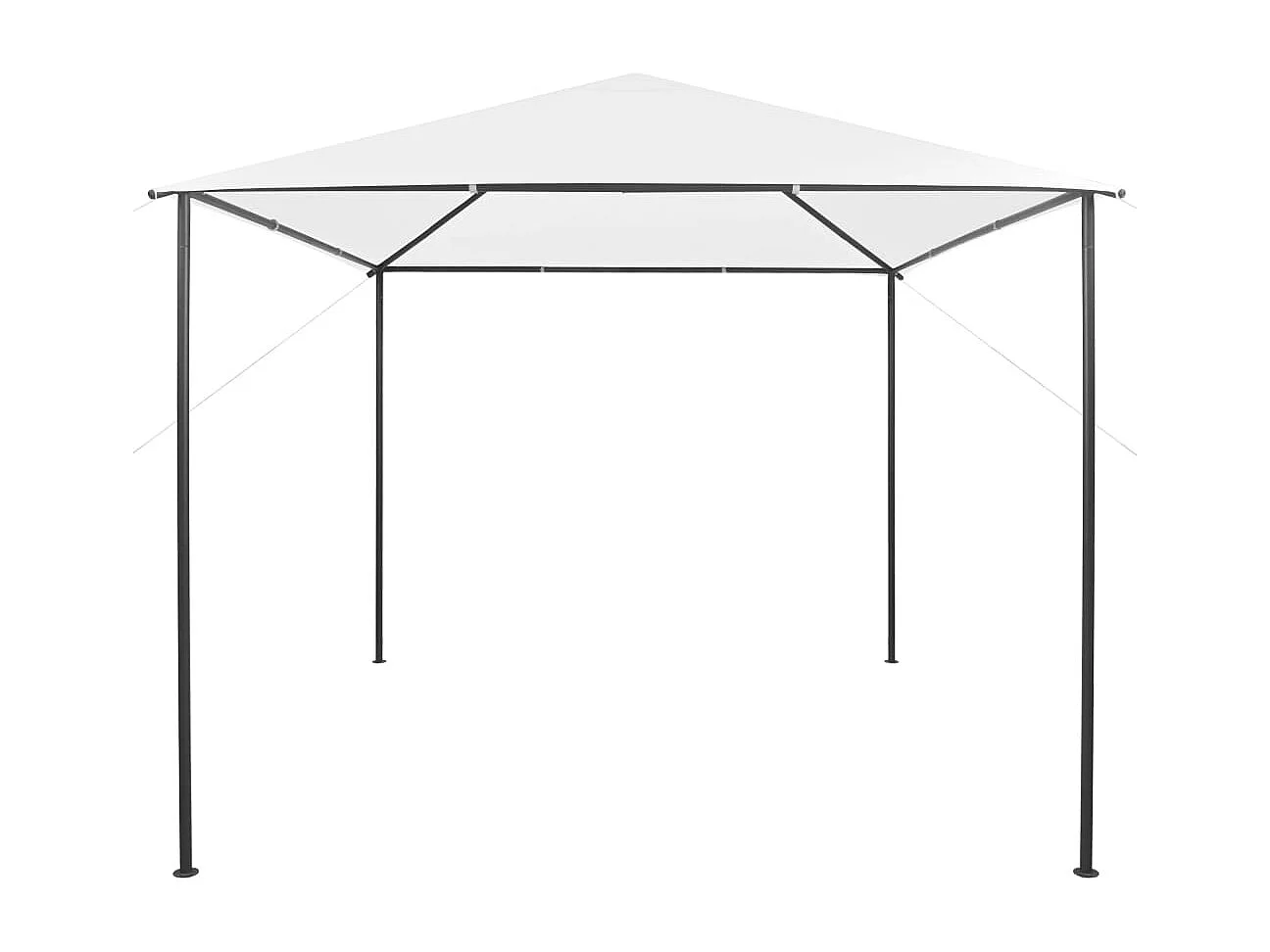 Tonnelle 3x3x2,9 m Blanc 180 g/m²
