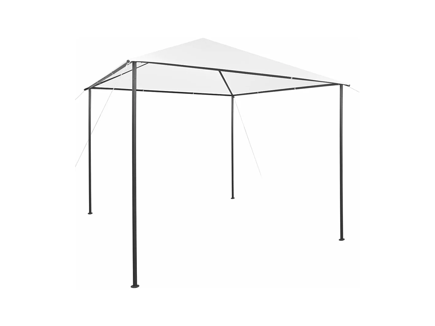 Prieel 180 g/m² 3x3x2,9 m wit