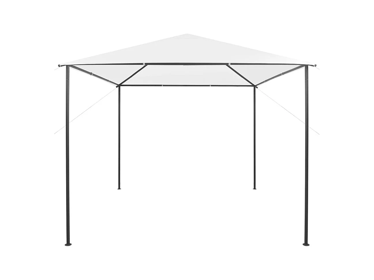 Tonnelle 3x3x2,9 m Blanc 180 g/m²