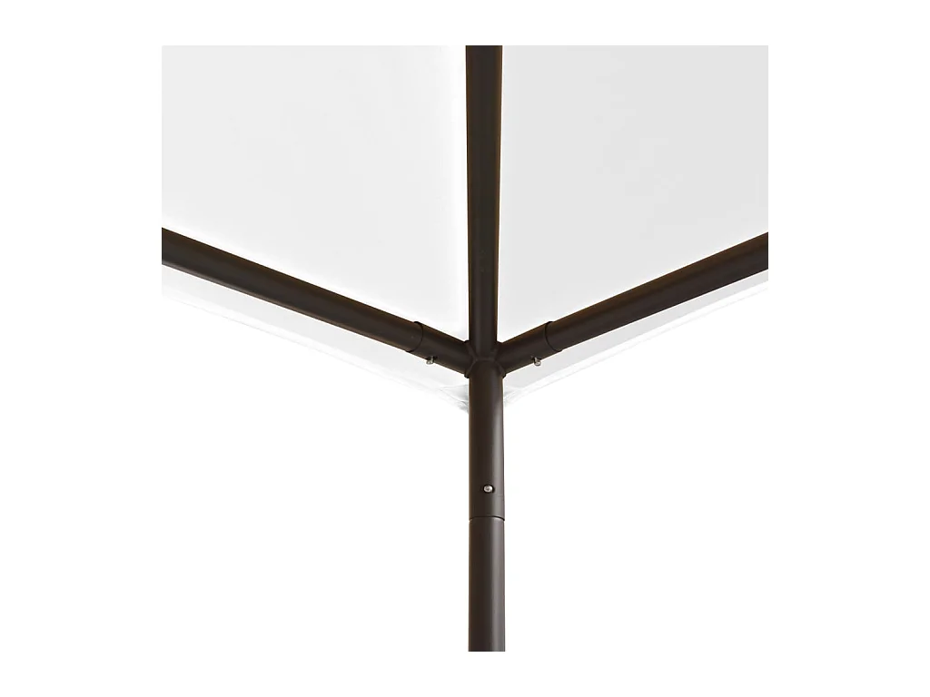 Tonnelle 3x3x2,9 m Blanc 180 g/m²