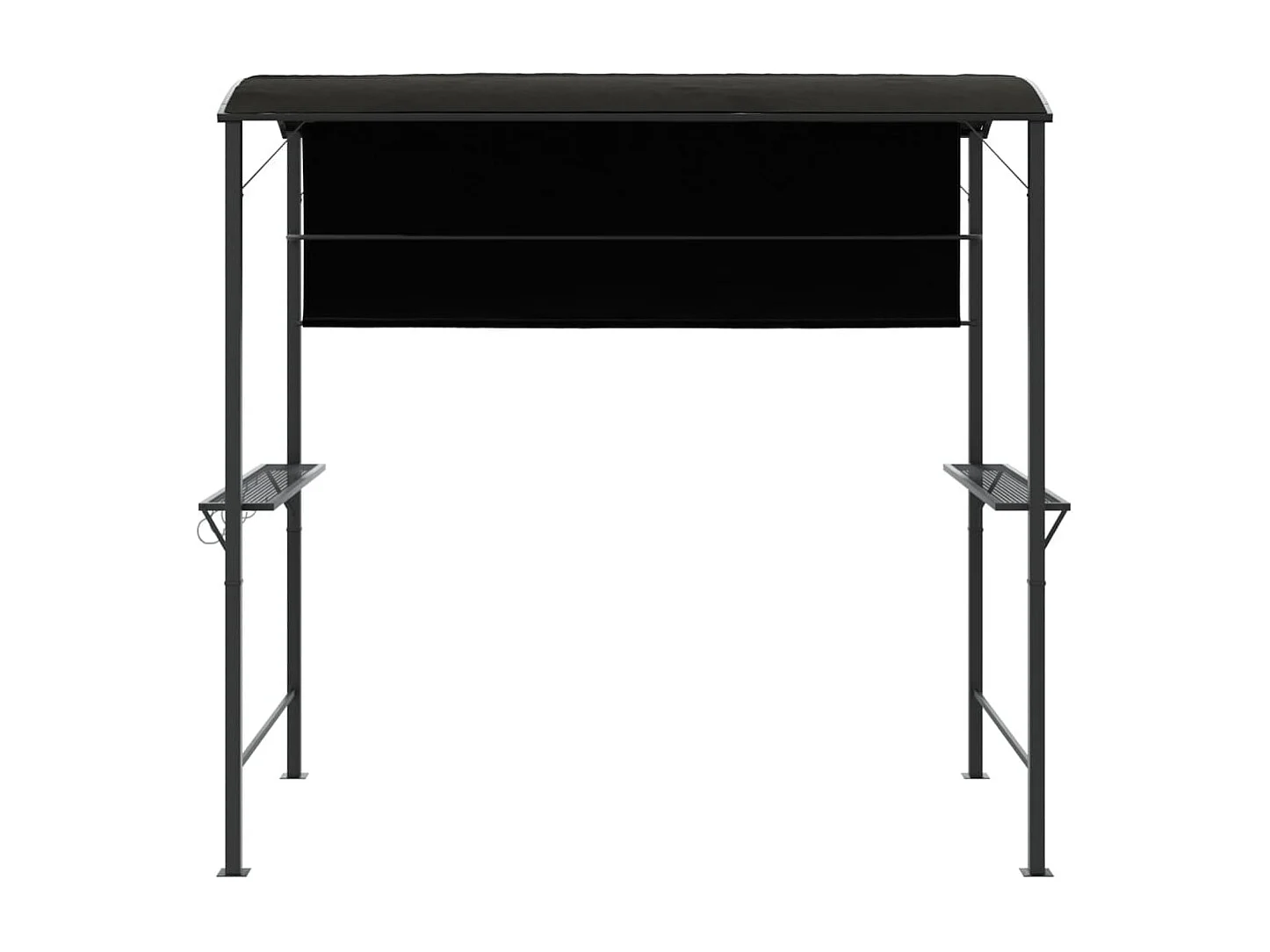 Pavillon mit Dach 220x110x200 cm Anthrazit