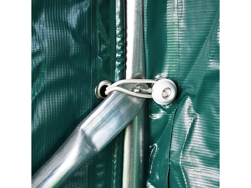 Tente de garage PVC 2,4x3,6 m Vert