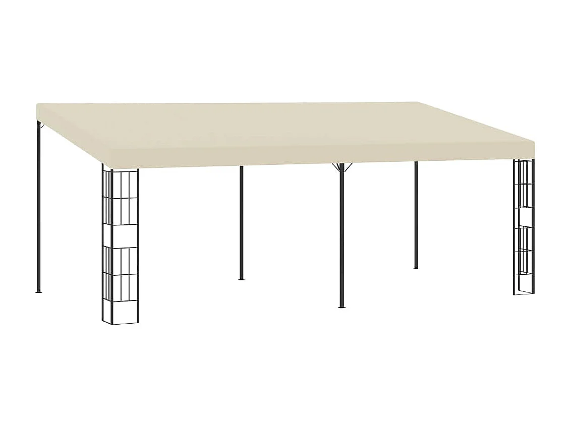 Belvédère mural 3x6 m Crème Tissu