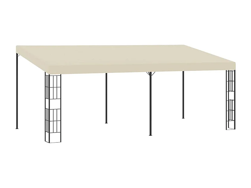 Belvédère mural 3x6 m Crème Tissu