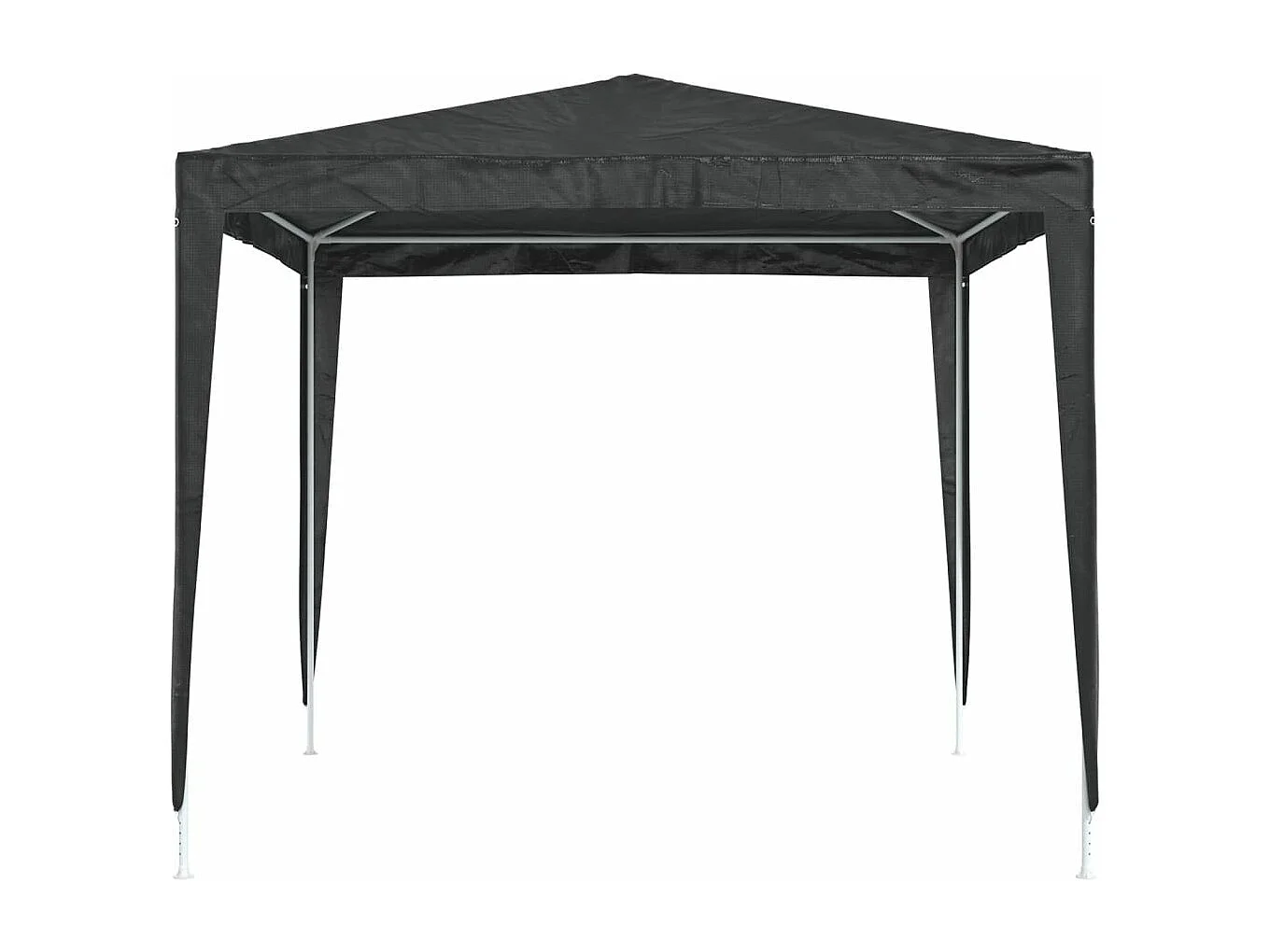 Profi-Partyzelt 2,5×2,5 m Anthrazit 90 g/m²