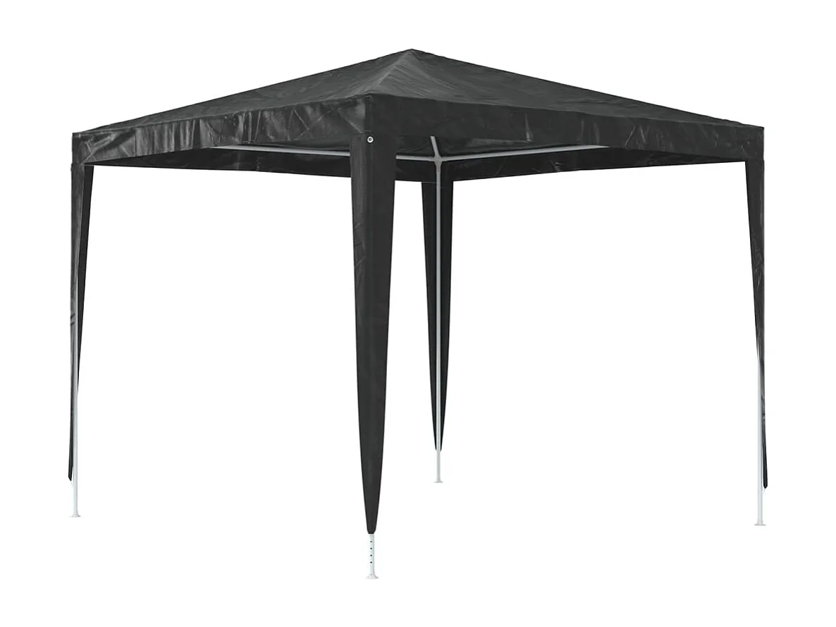 Partytent professioneel 90 g/m² 2,5x2,5 m antraciet