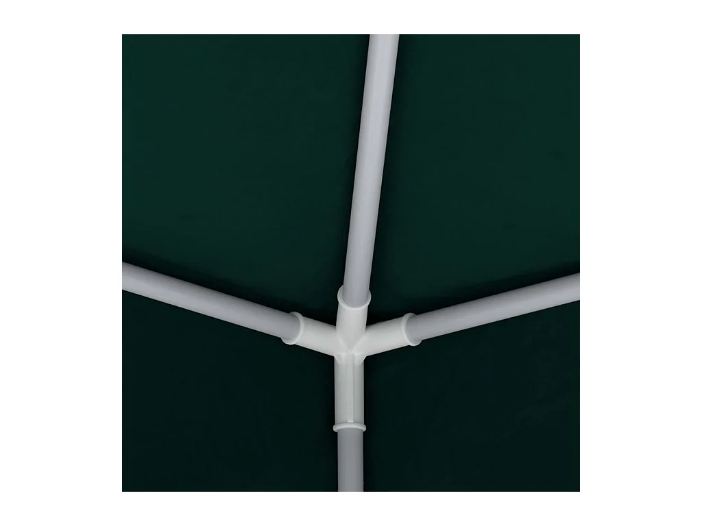 Gazebo Professionale con Pareti 2x2 m Verde 90 g/m²
