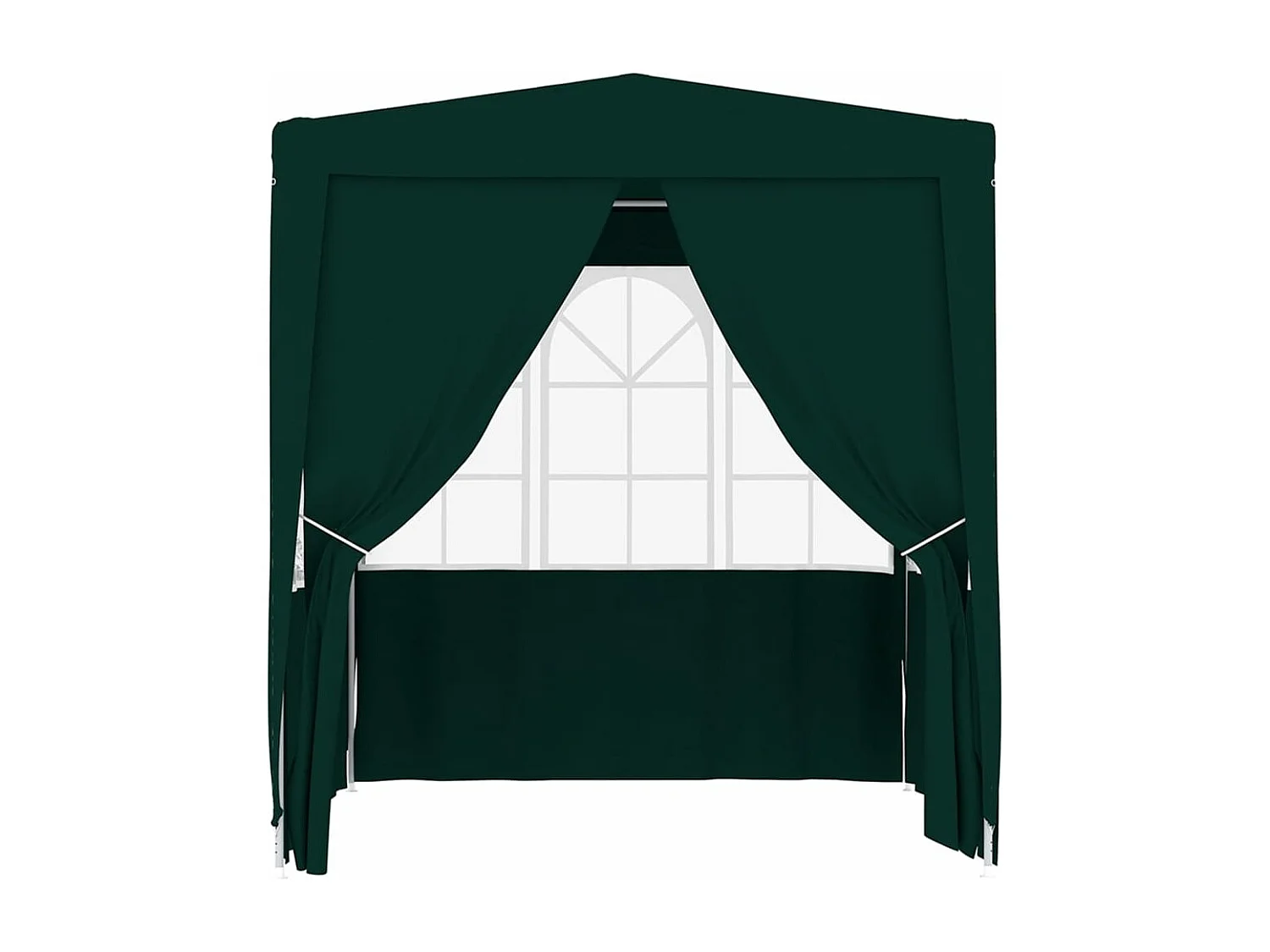 Tente de réception avec parois latérales 2x2 m Vert 90 g/m²