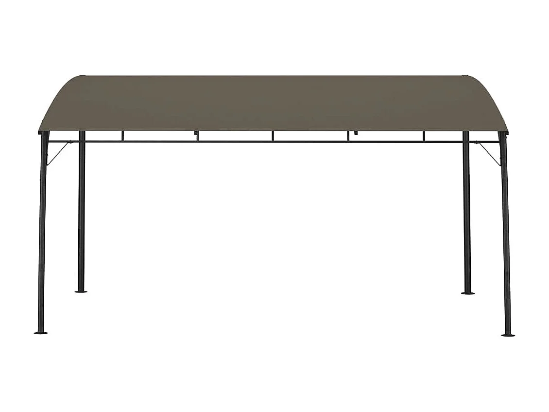 Garten-Sonnenschutz 4x3x2,55 m Taupe