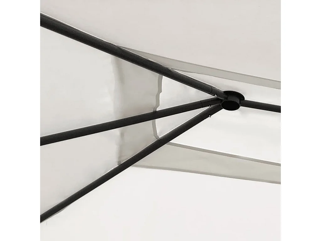 Belvédère 2,98x5,3x2,59 m Crème 160 g/m²